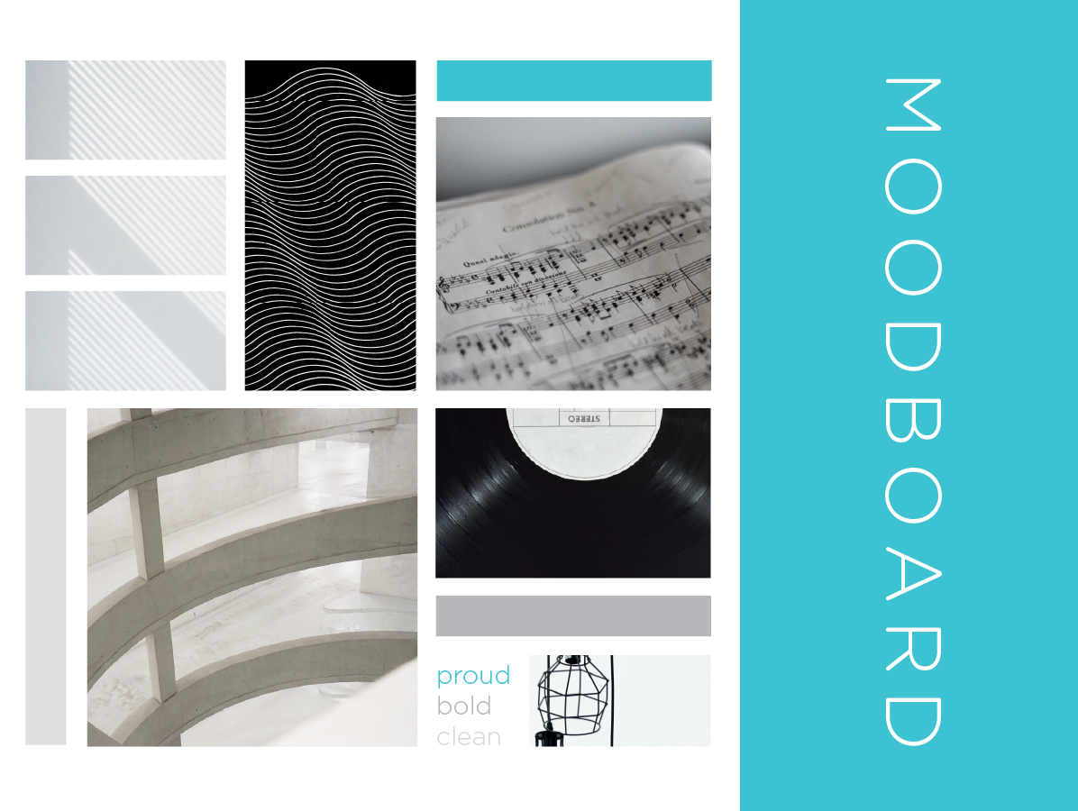 Glassnote rebrand: mood board