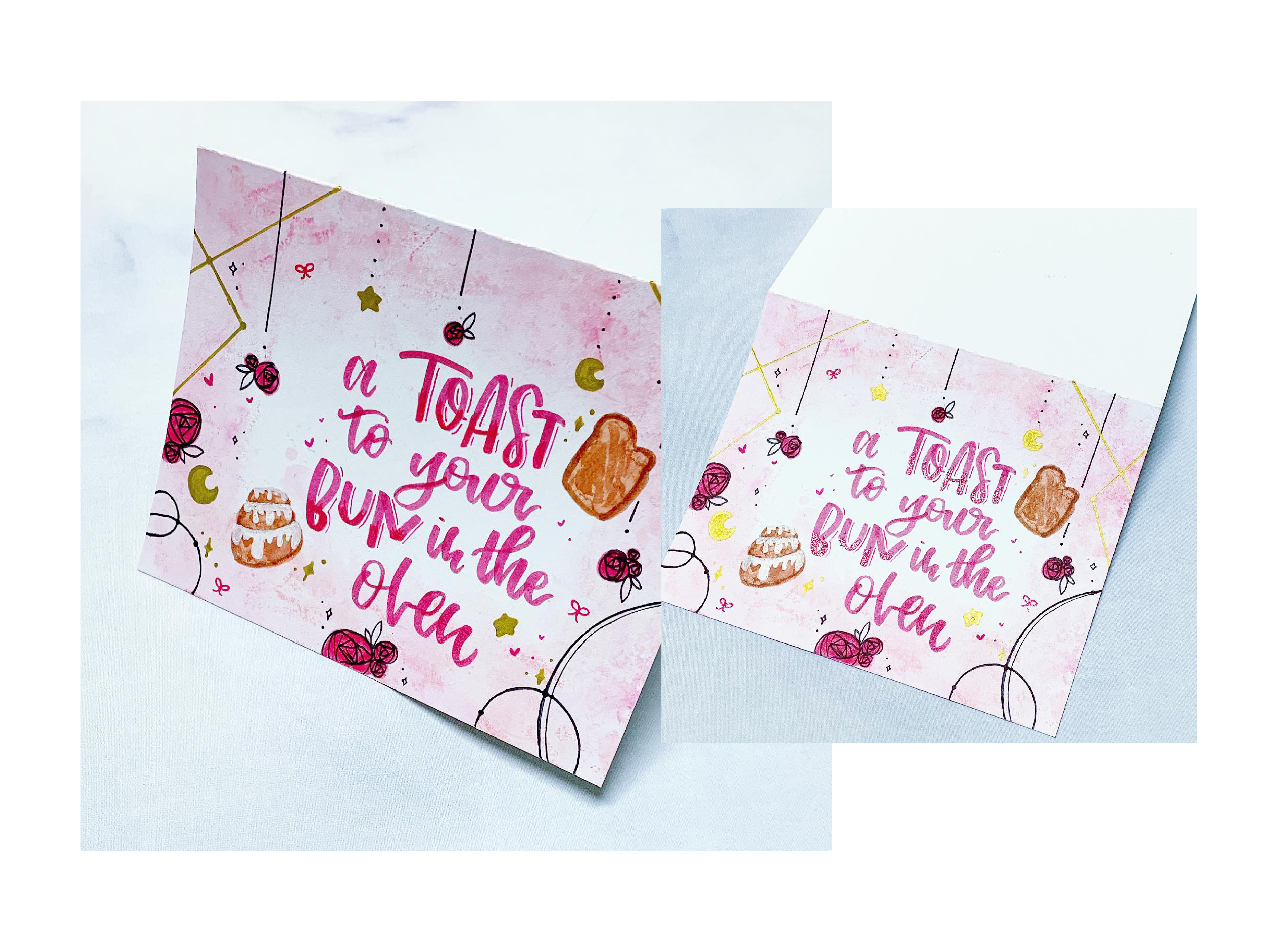 Custom lettering piece